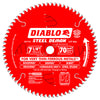 Diablo Steel Demon 7-1/4 in. Dia. x 5/8 in. Carbide Ferrous Metal Saw Blade 70 teeth .(Pack of 5)