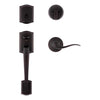 Kwikset Prescott Venetian Bronze Entry Handleset 1-3/4 in.