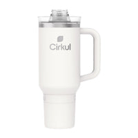 Cirkul All-Day StrawSip 40 fl. oz. Pearl BPA Free Double Wall Tumbler