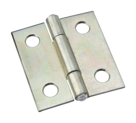 National Hardware 1-1/2 in. L Zinc Plated Steel Cabinet Hinge 1 pk