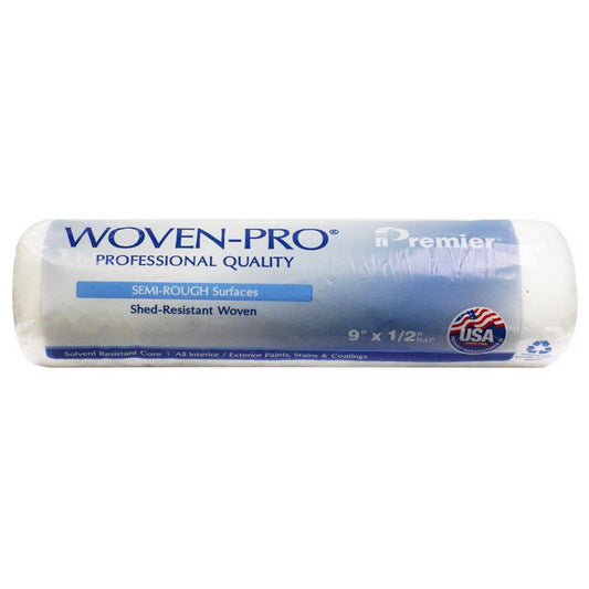 Premier Woven-Pro Polyester 9 in. W X 1/2 in. S Paint Roller Cover (Pack of 36)