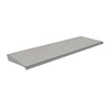 Lozier 1 in. H x 48 in. W x 16 in. L Powder Coated Silver DL Style Shelf 2 pk