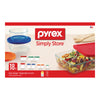 Pyrex Clear Food Storage Container Set 9 pk - Deal of The Week