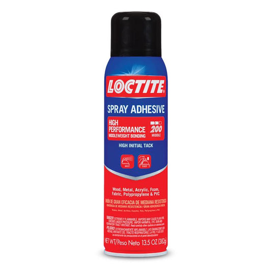 Loctite High Performance Middleweight Bonding High Strength Synthetic Rubber Spray Adhesive 13.5 oz (Pack of 6)