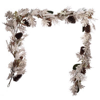 Celebrations 9 ft. Unlit Pine and Berry Garland (Pack of 4)