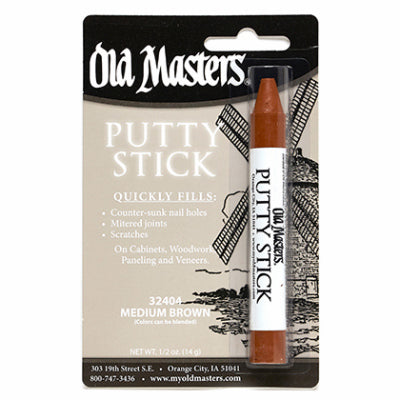 Old Masters Medium Brown Putty Stick 0.5 oz