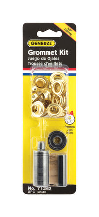 General 3/8 in. D Brass Grommet Kit 1 pk - Deal of The Week