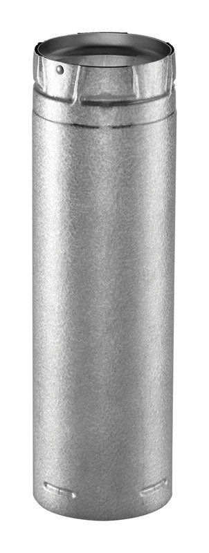 DuraVent 4 in. Dia. x 24 in. L Galvanized Steel Double Wall Stove Pipe (Pack of 2)