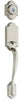 Kwikset SmartKey Arlington/Lido Satin Nickel Entry Handleset