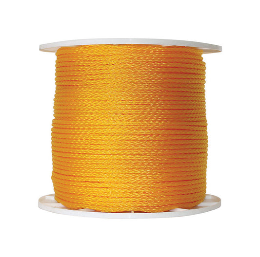 Koch 1/4 in. D X 1000 ft. L Yellow Hollow Braided Poly Rope