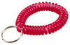 Lucky Line 2 in. D Vinyl Assorted Split Wrist Coil Keychain