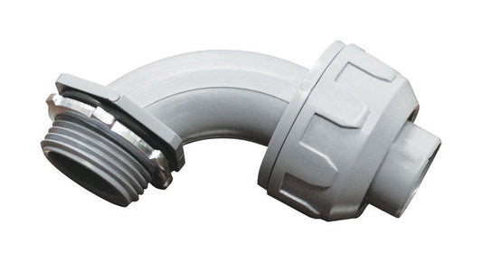 Sigma Engineered Solutions ProConnex 3/4 in. D Plastic 90 Degree Connector For Liquid Tight 1 pk