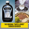 Tarn-X No Scent Wipe and Rinse Tarnish Remover Liquid 12 oz. for Silver/Platinum/Copper/Gold Shine
