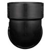 Charlotte Pipe 3 in. Hub X 3 in. D Hub ABS Elbow