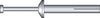 Hillman 1/4 in. Dia. x 2 in. L Zinc Round Head Hammer Drive Anchor 10 pk (Pack of 5)