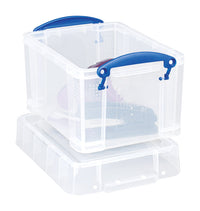 Really Useful Box 6.3 in. H X 7.08 in. W X 9.45 in. D Stackable Storage Box (Pack of 4).