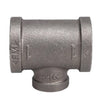 Bk Products 1 In. Fpt  X 1 In. Dia. Fpt Black Malleable Iron Reducing Tee
