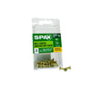SPAX No. 6 x 5/8 in. L Phillips/Square Flat Head Yellow Zinc Steel Multi-Purpose Screw 50 each - Deal of The Week