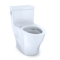 TOTO® Legato® One-Piece Elongated 1.28 GPF WASHLET®+ and Auto Flush Ready Toilet with CEFIONTECT®, Cotton White - CST624CEFGAT40#01