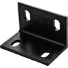 National Hardware 3 in. H X 4.6 in. W X 0.25 in. D Black Structural Steel Inside/Outside Wide Corner