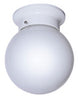 Bel Air Lighting Dash 7.5 in. H X 6 in. W X 6 in. L White Ceiling Fixture