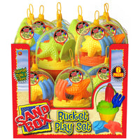 Sand Box Sand Toys Plastic 6 pc. (Pack of 18)