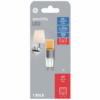 GE T4 G9 LED Bulb Warm White 25 Watt Equivalence 1 pk