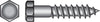 Hillman 1/2 in. X 3-1/2 in. L Hex Hot Dipped Galvanized Steel Lag Screw 25 pk
