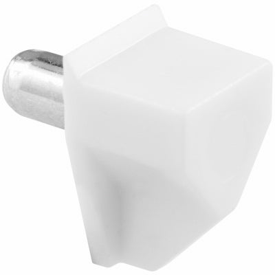 Prime-Line White Plastic Shelf Shelf Support Peg 5 mm Ga. .625 in. L 15 lb