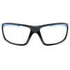 General Electric 04 Series Impact-Resistant Safety Glasses Clear Lens Black/Blue Frame 1 pk