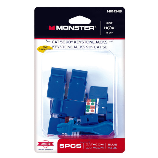 Monster Just Hook It Up A/V Adapter 350 MHz 5 pk