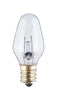 Westinghouse 4 W C7 Specialty Incandescent Bulb E12 (Candelabra) White 4 pk