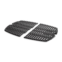 Weber Porcelain Enamel Cast Iron Cooking Grates for Q100 and Q1000 Series Grills 2 Pack 