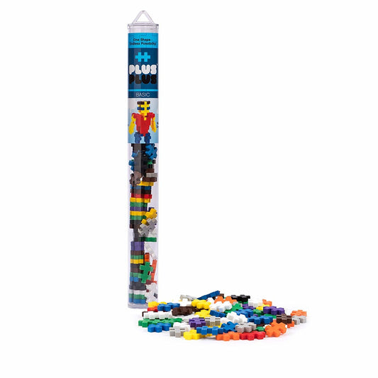 Plus-Plus Basic Mix Building Toy Plastic Multicolored 70 pc.