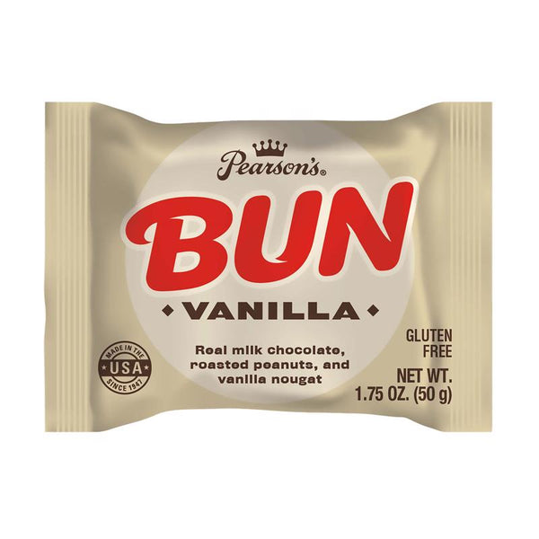 Barra de dulce de vainilla Bun de Pearson's 1.75 oz (paquete de 24)