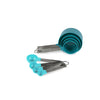 Core Kitchen Polypropylene Blue/Silver Measuring Spoon Set