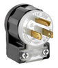 Leviton Industrial Nylon Angle Ground/Straight Blade Plug 5-15P 18-10 AWG 2 Pole 3 Wire - Deal of The Week