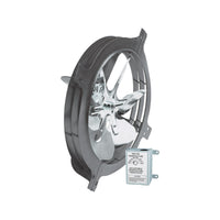Air Vent 18 in. H X 17.8 in. W X 7.3 in. L X 15 in. D Steel Gable Mount Power Fan