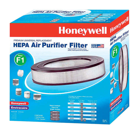 Honeywell HEPAClean 14.76 in. H X 4.8 in. W Round HEPA Air Purifier Filter