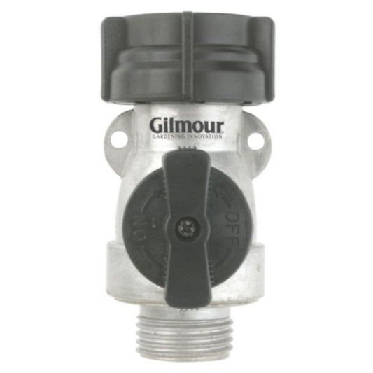 Gilmour 801074-1001 Single Shut Off Valve Aluminum Connector