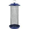 Cobalt Metal Mesh Mixed Seed And Peanut Feeder