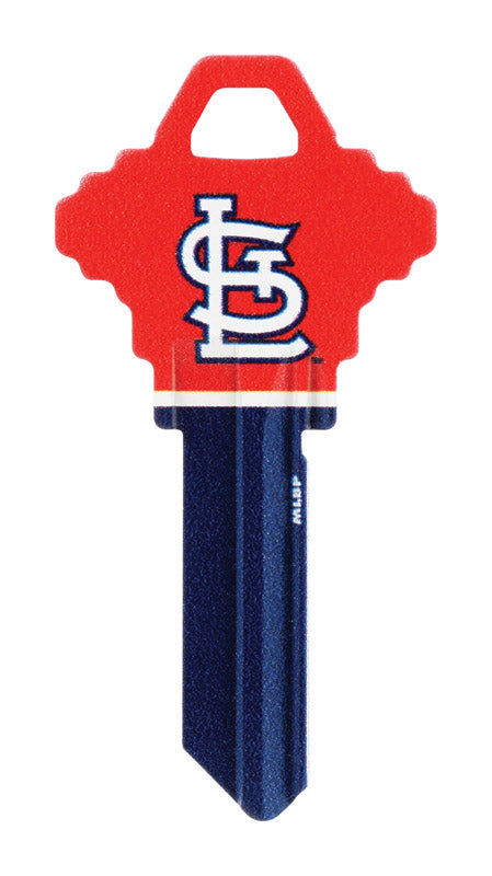 Hillman St. Louis Cardinals Painted Key House/Office Universal Key Blank Single (Pack of 6).