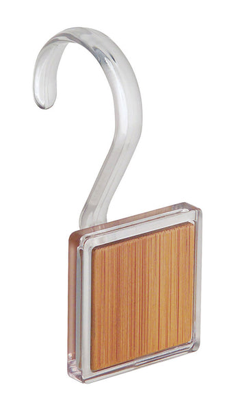 Anillos para cortina de ducha Interdesign Formbu de plástico transparente