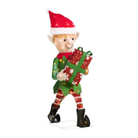 Celebrations Incandescent Clear 37 in. Lighted Elf Yard Decor