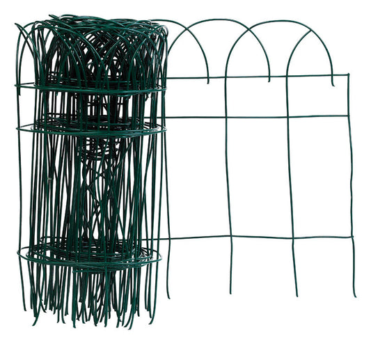 Panacea 240 in. L x 14 in. H PVC Green Scroll Garden Edging (Pack of 6)