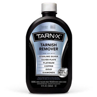 Tarn-X No Scent Wipe and Rinse Tarnish Remover Liquid 12 oz. for Silver/Platinum/Copper/Gold Shine