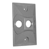 Sigma Electric Rectangle Die-Cast Metal 1 gang 4.61 in. H X 2.85 in. W Lampholder Cover