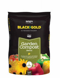 Black Gold Organic Blend Garden Compost 1 cu ft - Open Box