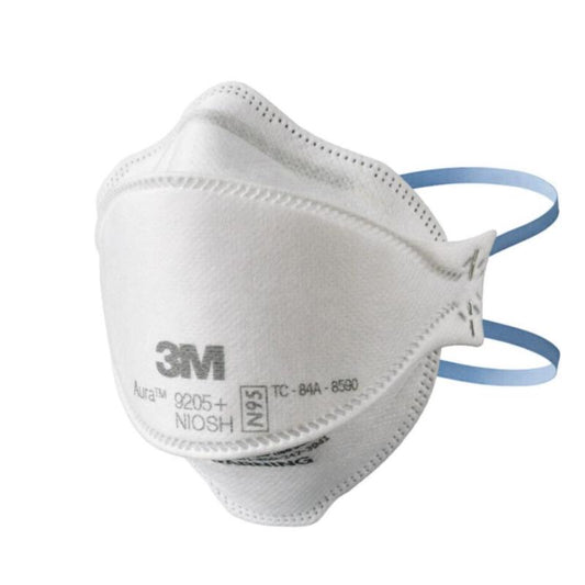 3M Aura N95 Dust Protection Particulate Respirator 9205+ White 3 pk (Pack of 12)