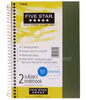 Mead Five Star 6 in. W x 9-1/2 in. L College Ruled Spiral Notebook